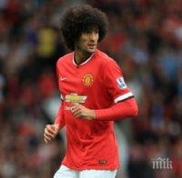 Шок в Манчестър Юнайтед! Фелайни стана нападател, Рууни се контузи