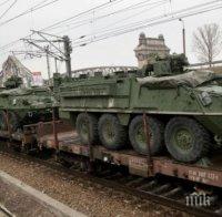 Военният конвой на САЩ пристигна в Чехия
