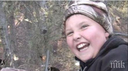 ужас момченце застреля мече рождения ден видео