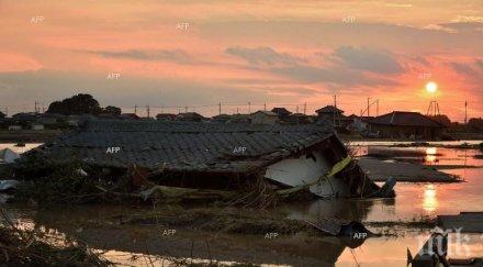 броят загиналите наводненията япония достигна петима души