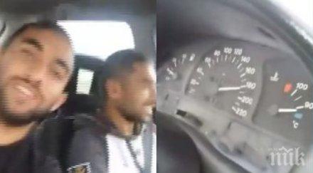 роми правят шумахер тракия вдигат 180 изпреварват дясна лента видео