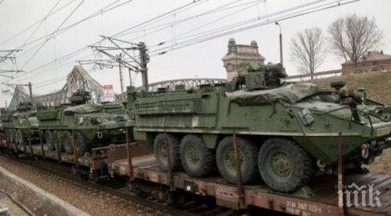 военният конвой сащ пристигна чехия