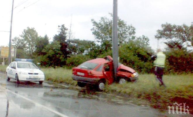 Две катастрофи затапиха пътя между селата Кулата и Градево
