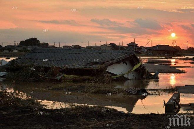 Броят на загиналите от наводненията в Япония достигна петима души