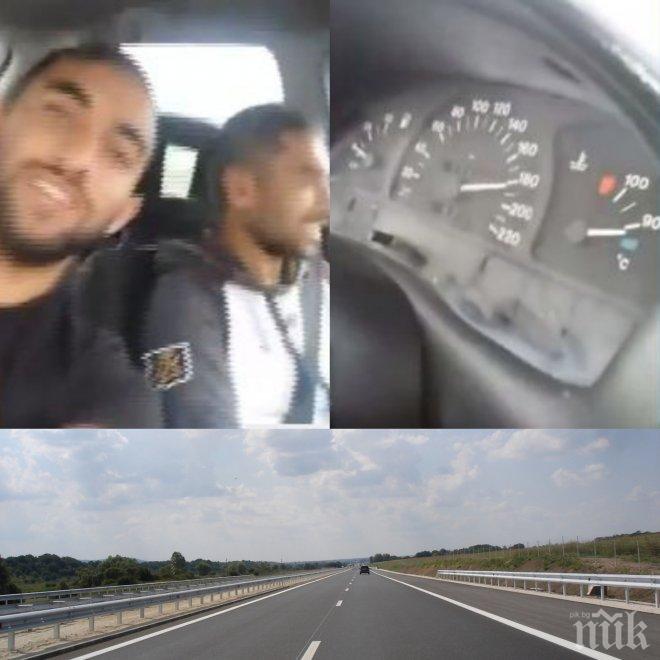 Роми се правят на Шумахер по Тракия. Вдигат 180 км/ч и изпреварват в дясна лента (видео)