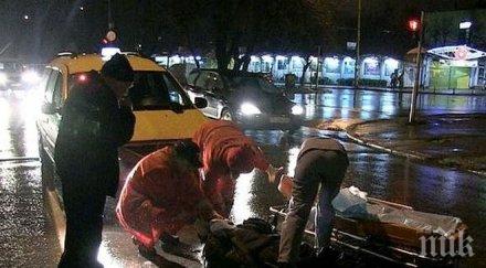 ужас пътя мъж кома блъснат пешеходна пътека