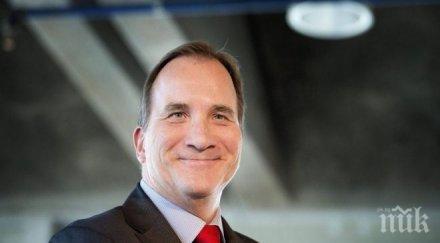 шведският премиер възнамеряваме въвеждаме временен граничен контрол