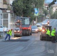 Ремонтите в Бургас предизвикаха големи задръствания
