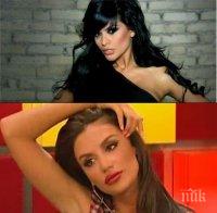 Екзклузивни кадри на Преслава в близък план! Певицата пъпчаса като дружката си Моника (снимки)