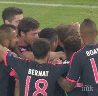 Брилянтно изпълнение на Мюлер вдъхнови баварската машина, Арсенал се издъни (ВИДЕО)