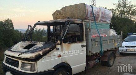 огнен микробус запали движение враца снимки