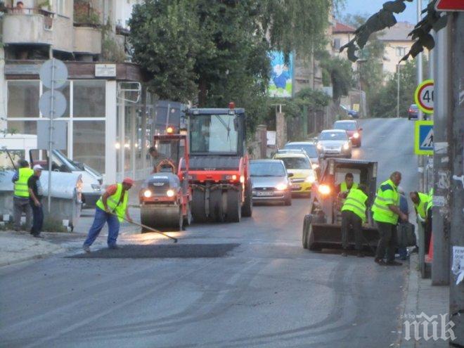 Ремонтите в Бургас предизвикаха големи задръствания
