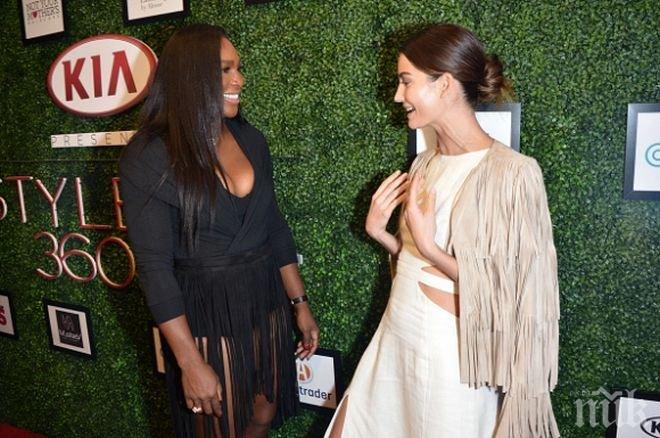 Горещо!  Серина Уилямс се пусна по ресни (снимки)