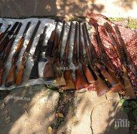 Откриха скъпи колекционерски пушки и пищови в Монтанско