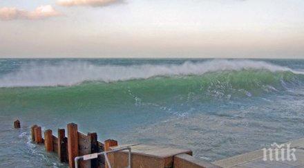 слаби вълни цунами достигнали североизточните брегове япония петък сутринта