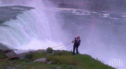 жена скочи ниагарския водопад ужасен турист засне самоубийството снимки