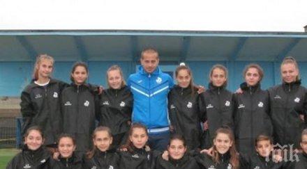 младите футболистки дунав мерят сили турнира