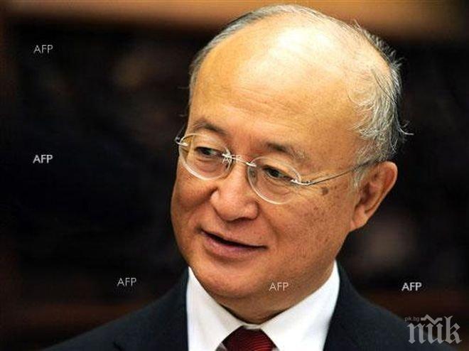 Генералният секретар на МААЕ е пристигнал в Техеран
