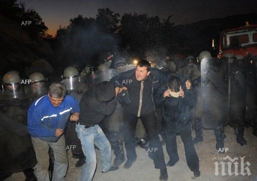 Словенската гранична полиция разпръсна със сълзотворен газ мигранти