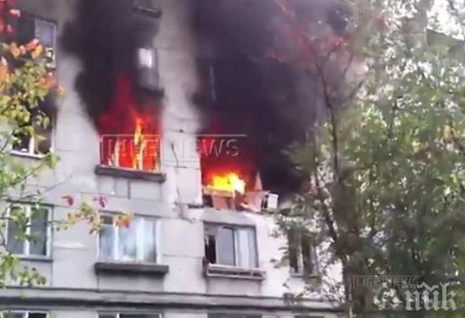 Бутилка газ избухна в жилищен блок в Русия, има загинал