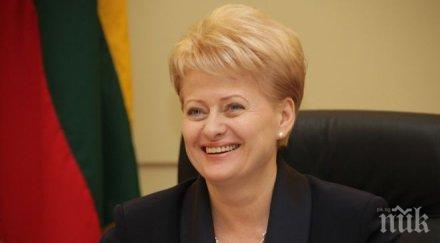 президентката литва уважи българската независимост