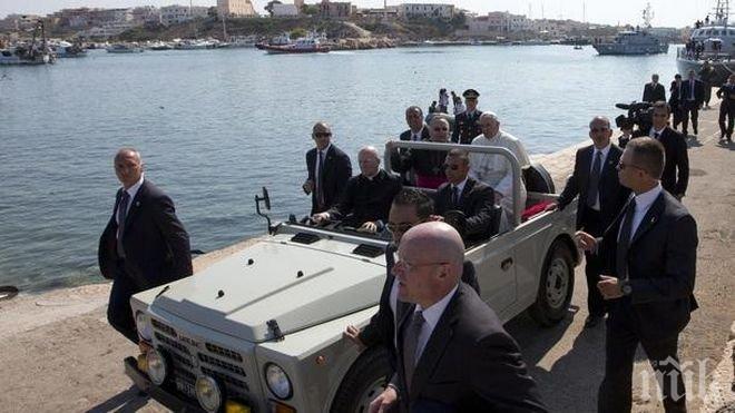 Полицията, ФБР и тайните служби накрак заради посещението на папа Франциск I