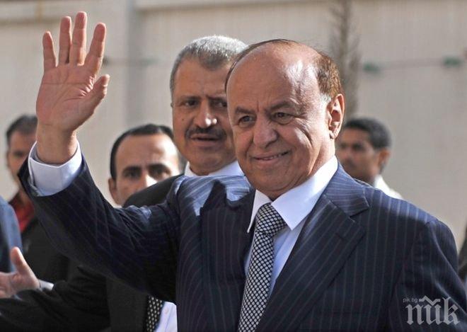 Президентът на Йемен се е върнал в Аден
