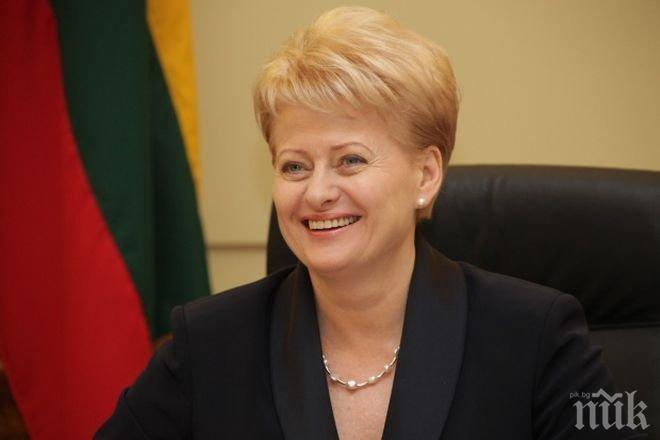 Президентката на Литва уважи българската Независимост