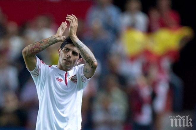 Севиля без Евер Банега за около месец 