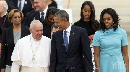 000 души посрещнаха папа франциск белия дом