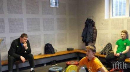 последният олимпийски медалист щангите прави бенефис