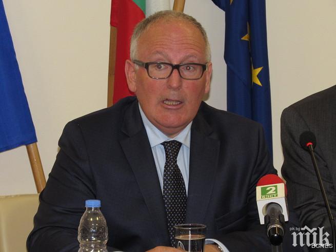 Зам.-председателят на ЕК Франс Тимерманс: Европа очаква нарастване на десния радикализъм
