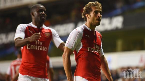 Арсенал елиминира врага от Купата на Лигата 