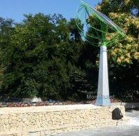 Само месец след откриването! Слънчевото зарядно в центъра на Варна спря да работи
