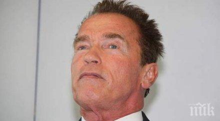 шварценегер иска направи сина бодибилдър