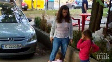 нагъл джигит ползва детска площадка паркинг