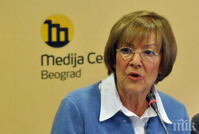 Весна Пусич: Напрежението между Загреб и Белград е ненужно