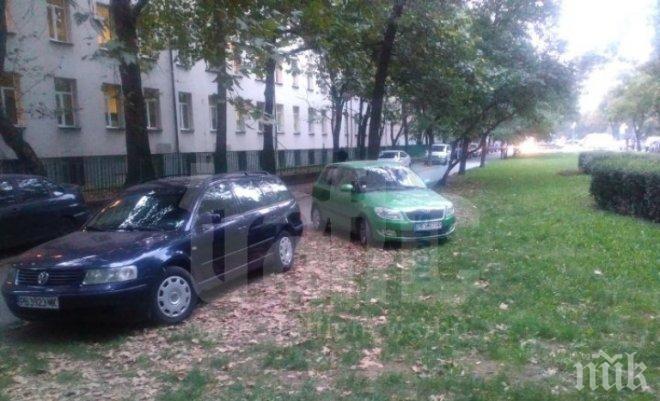 Безобразното паркиране в Пловдив продължава с пълна сила (снимки)
