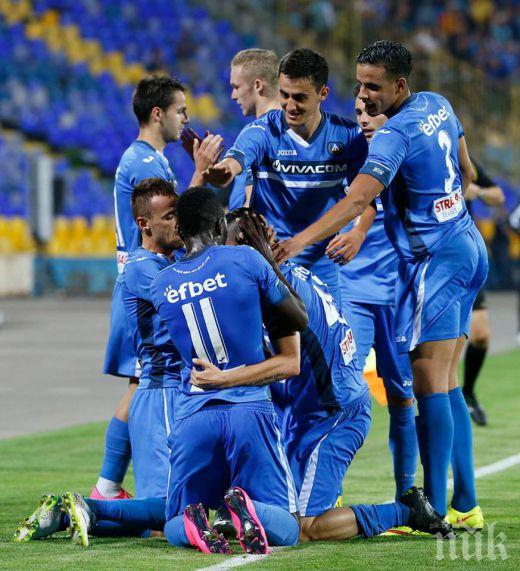 Поморие - Левски 0:0 на полувремето, домакините със сериозен пропуск