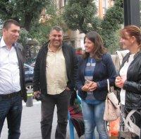 Кандидатът на ГЕРБ за кмет на столичния район „Възраждане” посети „ Ден на занаятите“ на Женския пазар
