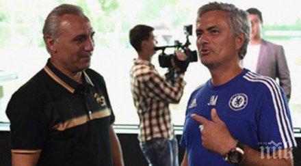 моуриньо обещал стоичков победи левски