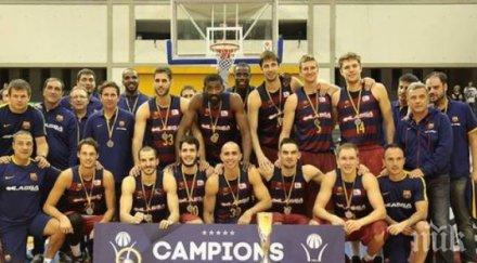 везенков спечели първи трофей барселона