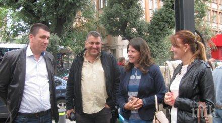 кандидатът герб кмет столичния район възраждане посети ден занаятите женския пазар