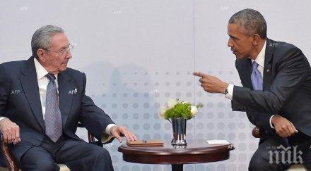 президентът сащ проведе официална среща кубинския колега вторник