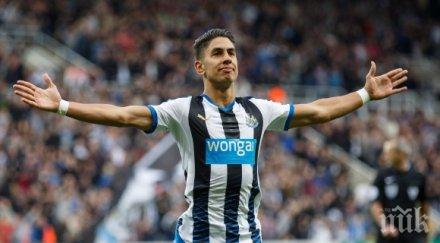 нюкасъл успя победи шампиона челси