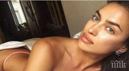 ирина шейк зарадва почитателите забавен стриптийз