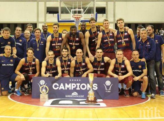 Везенков спечели първи трофей с Барселона