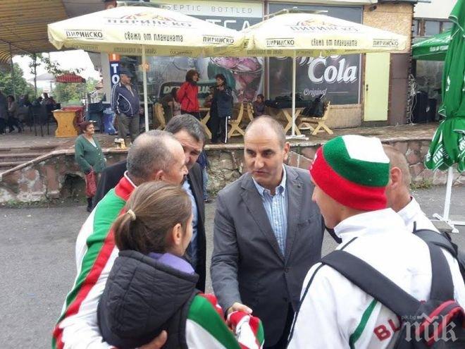  Цветанов подкрепи кандидата за кмет на Сапарева баня (снимки)