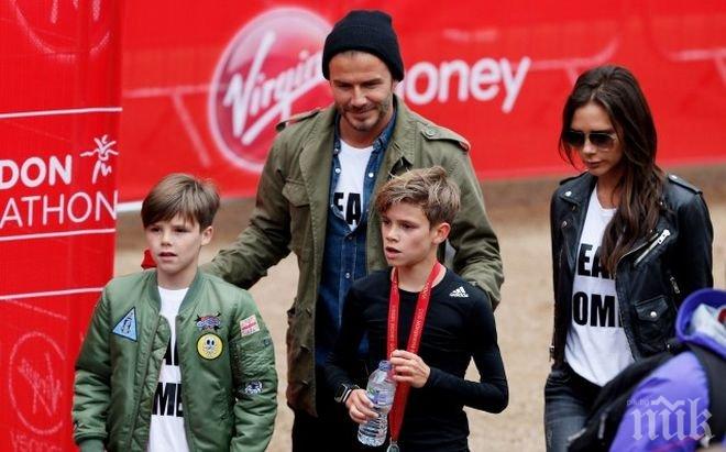 Напрежение в семейство Бекъм, стрес мъчи Виктория