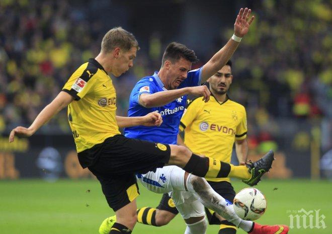 Домакински гаф на Борусия (Дортмуд), Дармщад измъкна точка в последната минута